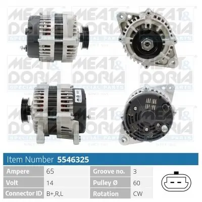 Alternator MEAT & DORIA 5546325 Oferta