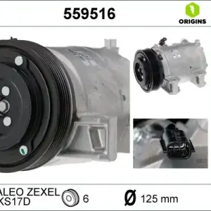Sprężarka, klimatyzacja VALEO 559516 Zniżka