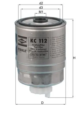 Filtr paliwa MAHLE KC 112 Ostatnie sztuki